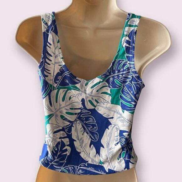Hot Kiss Palm Tree Tank Top Size Medium - Picture 2 of 2